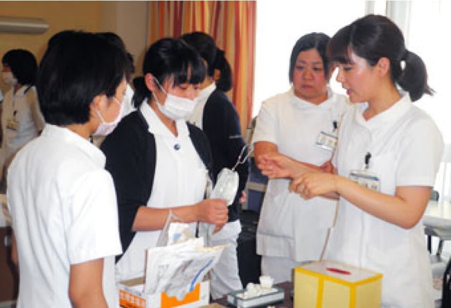 実技指導挿管の介助