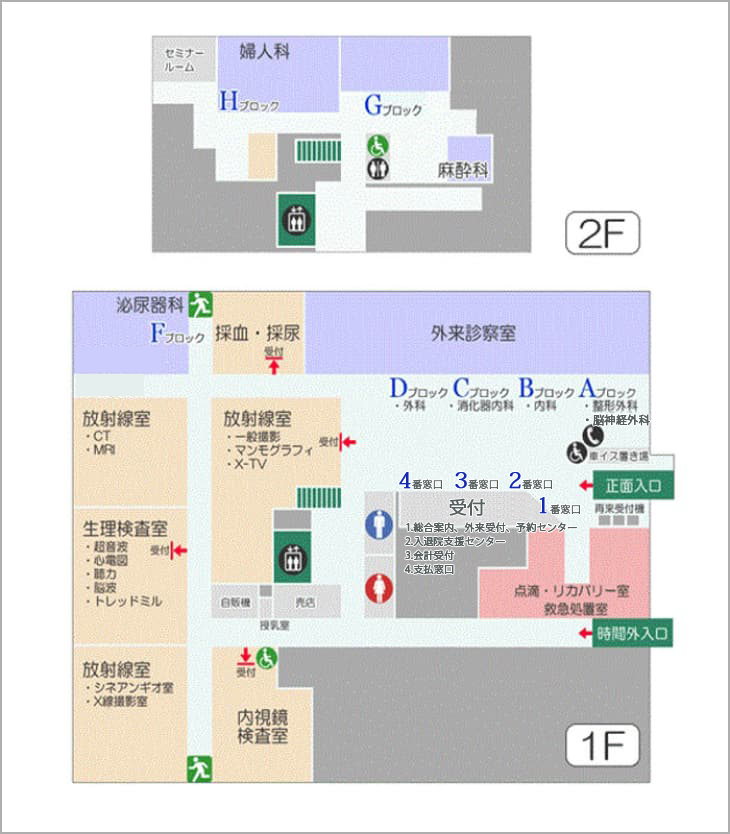 外来フロアマップ